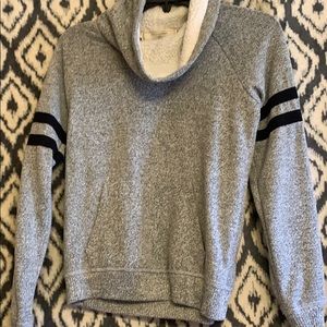 Soft fleece grey sweater